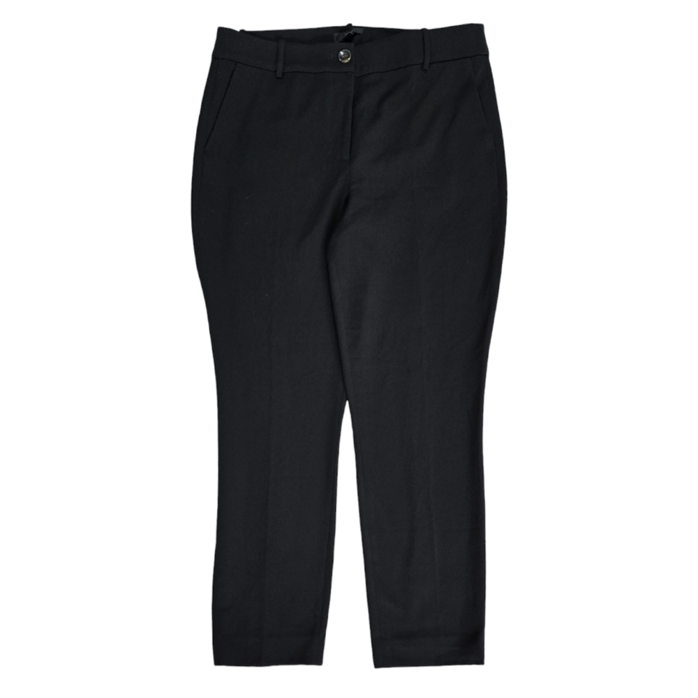 J. Crew K2916 Black Slim Ankle Bi-Stretch Dress Pants Trousers Career Preppy